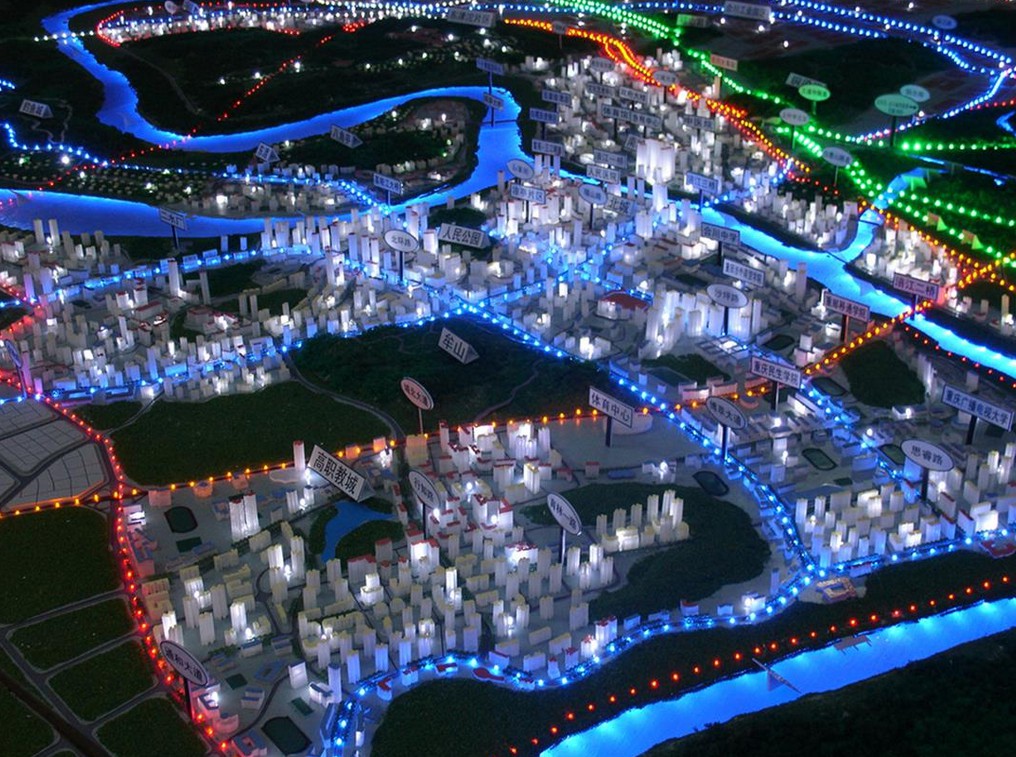 展馆总体规划沙盘