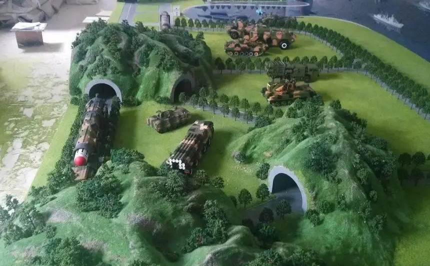 军事防御沙盘模型