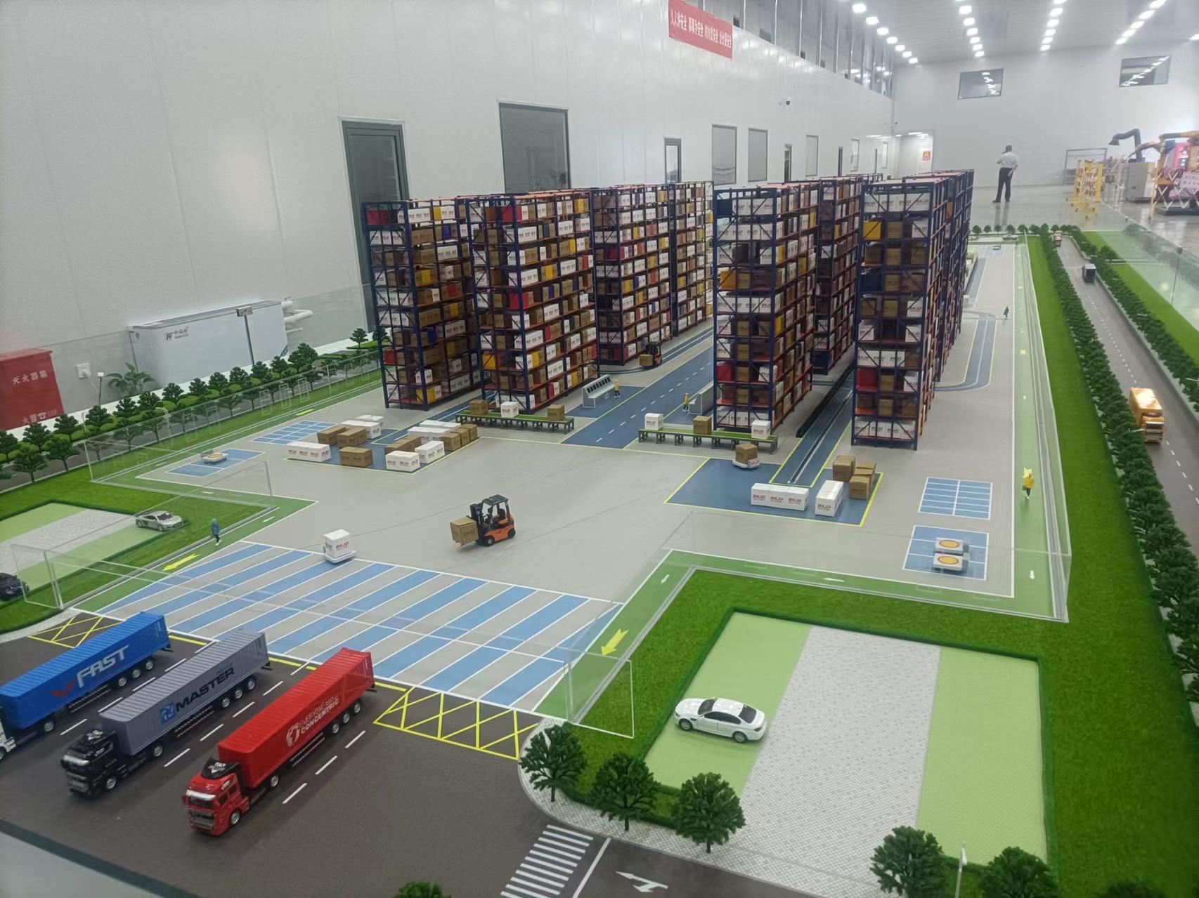 内蒙古北科交大机器人智慧交换沙盘