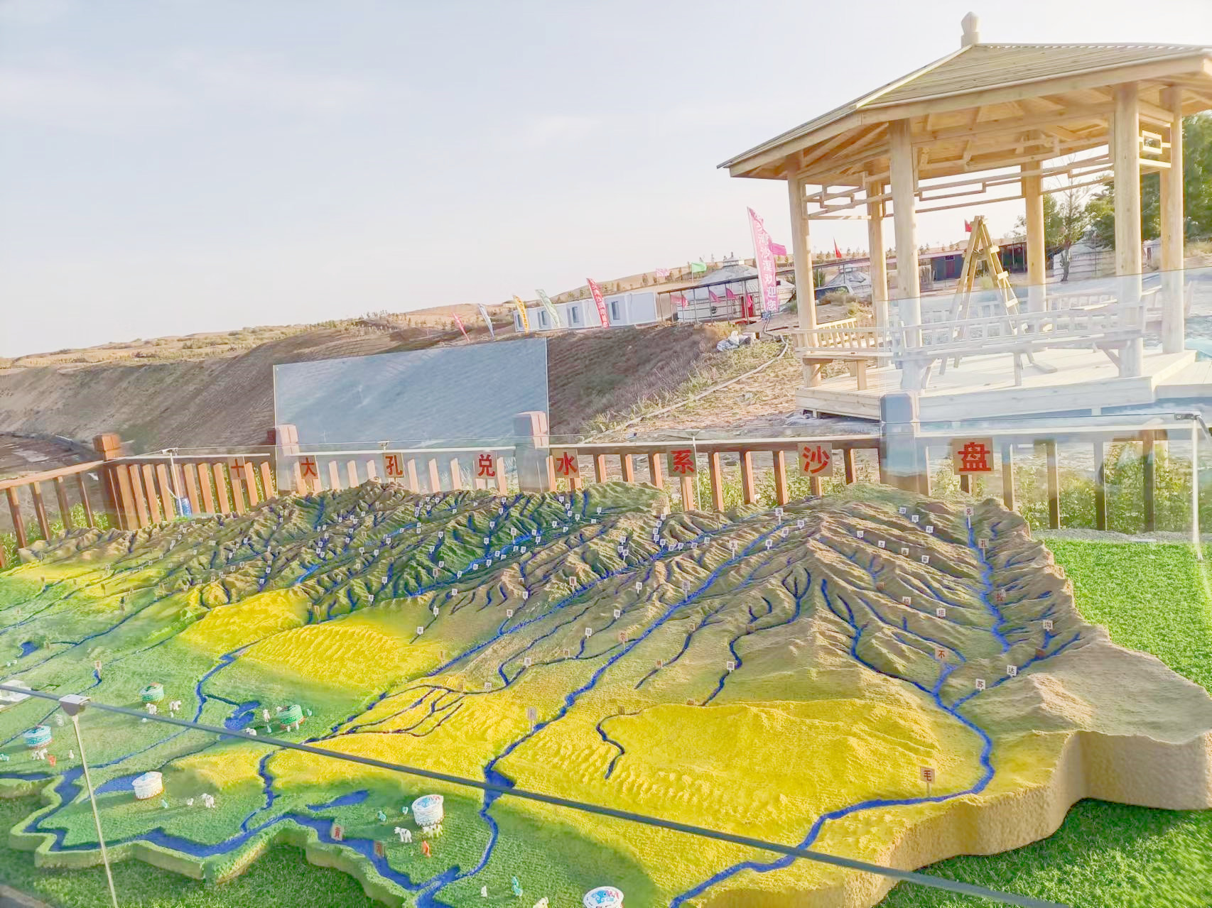 达拉特旗/十大孔兑水系沙盘