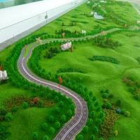 满都拉一级公路地形