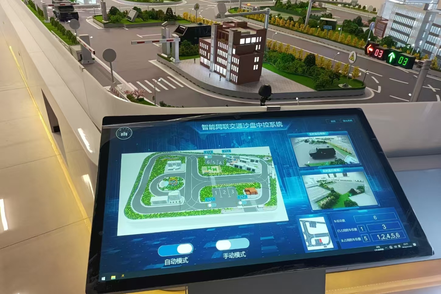 交通系统信号沙盘