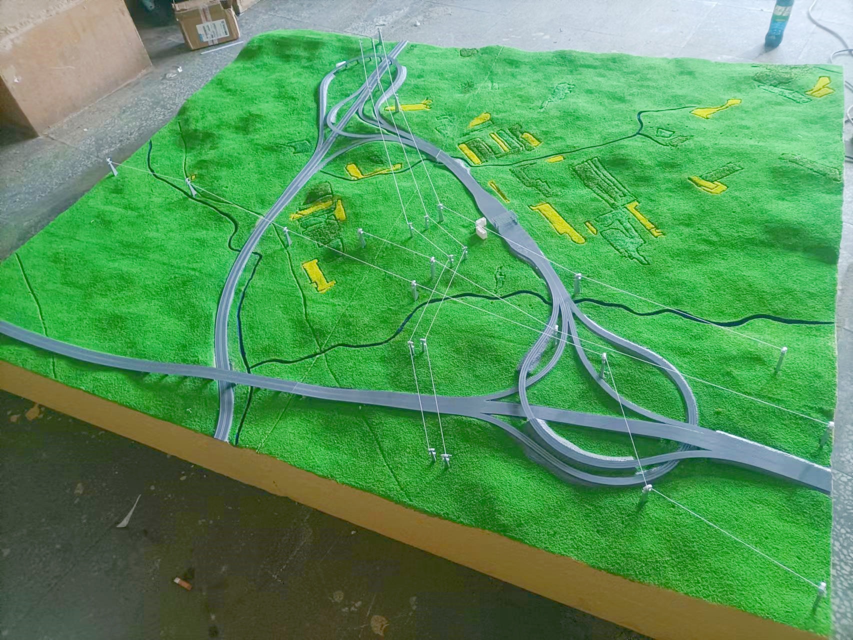 鄂尔多斯市交通局地形沙盘